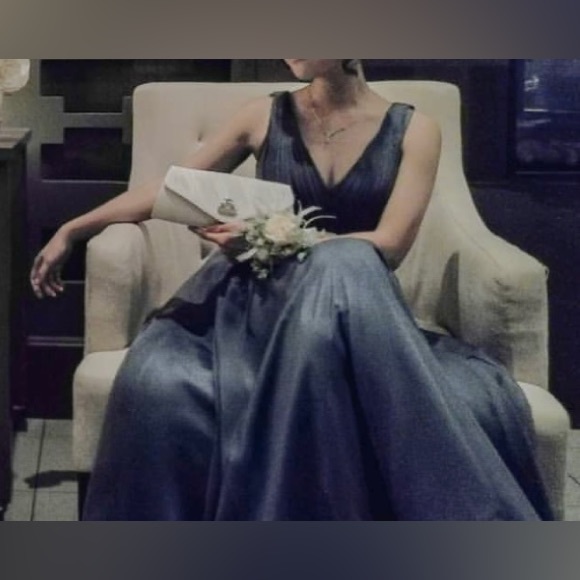 J’adore Prom / Evening Dress, blue, size 0 - Picture 5 of 7